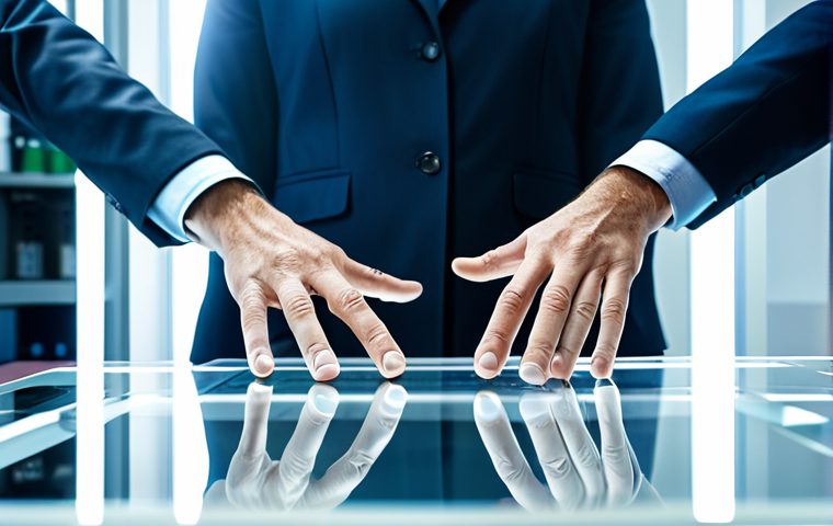A professional adult, fully clothed in a sleek, modest business suit, stands in a modern, brightly lit research laboratory. Their hands are positioned with perfect anatomy and proper finger count, demonstrating a controlled, natural pose as they precisely launch a high-tech, abstract spinning device onto a smooth, reflective surface. The atmosphere is one of intense focus and scientific precision, highlighting kinetic energy and stability. The background shows blurred scientific instruments. Professional photography, high detail, correct proportions, natural body proportions, safe for work, appropriate content, family-friendly.